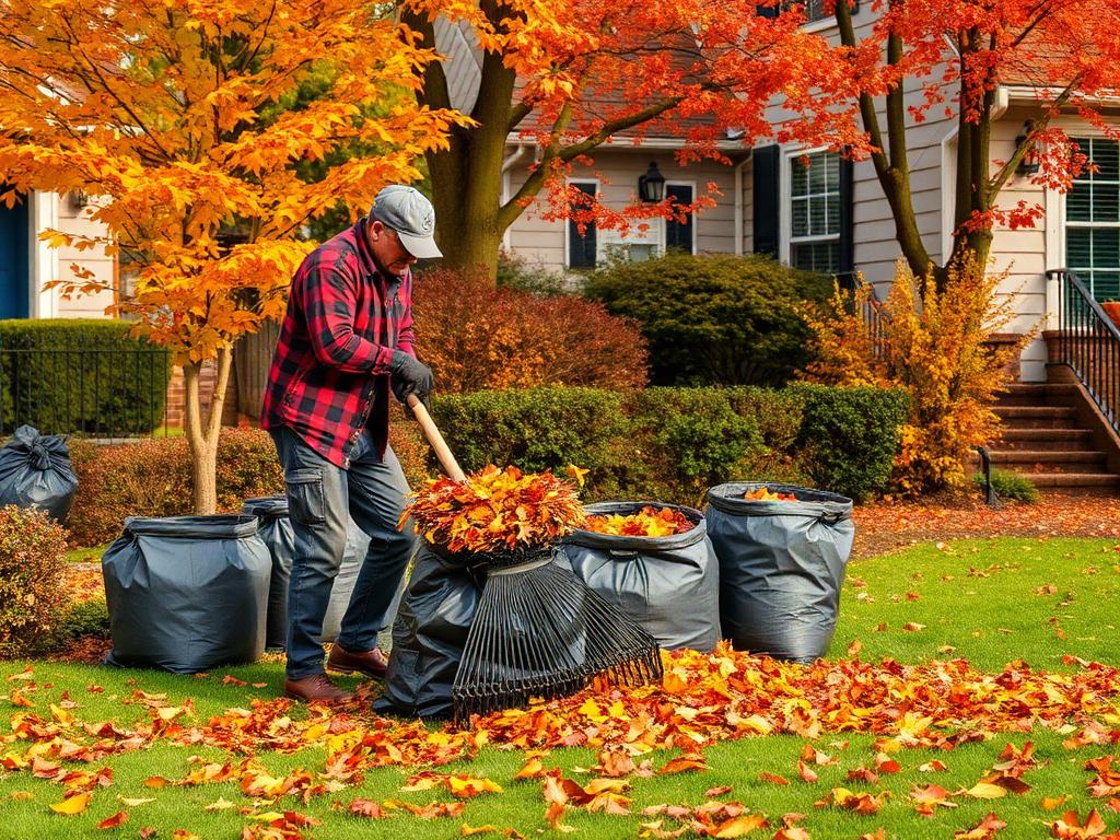 A Healthier Lawn Next Spring for yard clean up customers